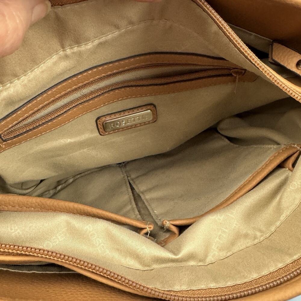 Rosetti Crossbody Womens Handbag Purse Adjustable Woven‎ Brown Earth Tones New - Picture 15 of 15